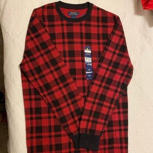 Large Red and Black Polo Thermal